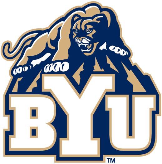 Brigham Young Cougars 1999-2004 Secondary Logo DIY iron on transfer (heat transfer)